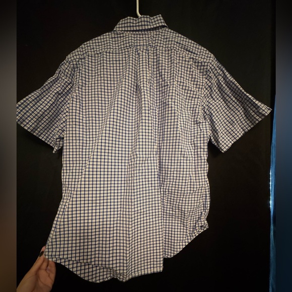 Ralph Lauren Blue and White Plaid Shirt - Picture 5 of 5